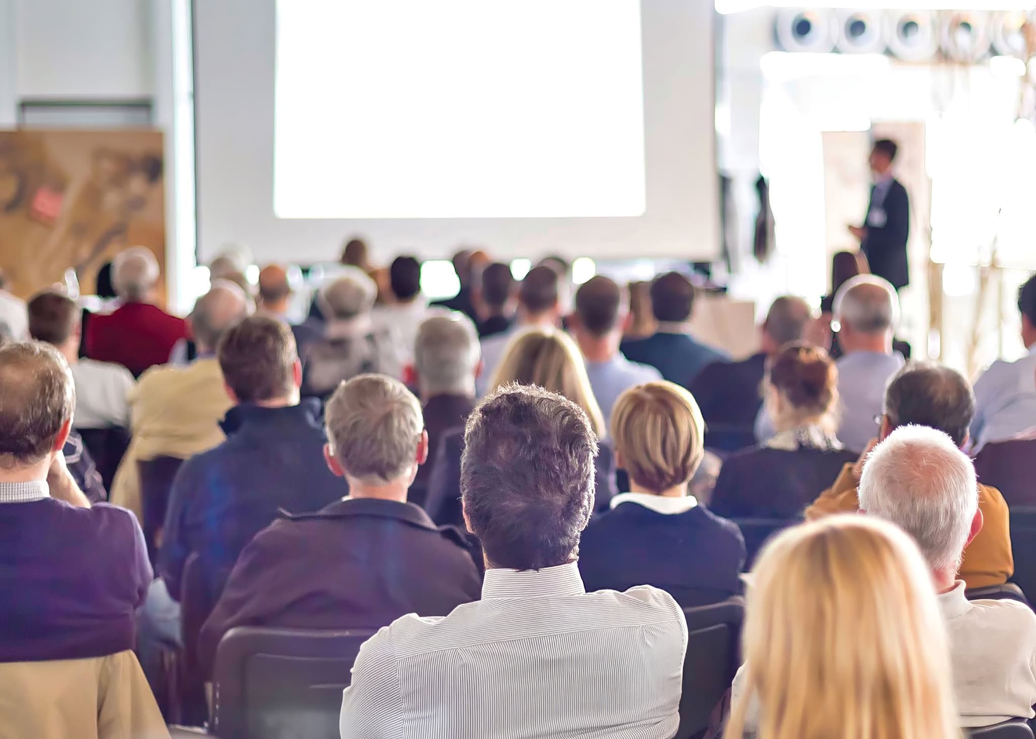 A full audience at a Retirement Wealth Academy class